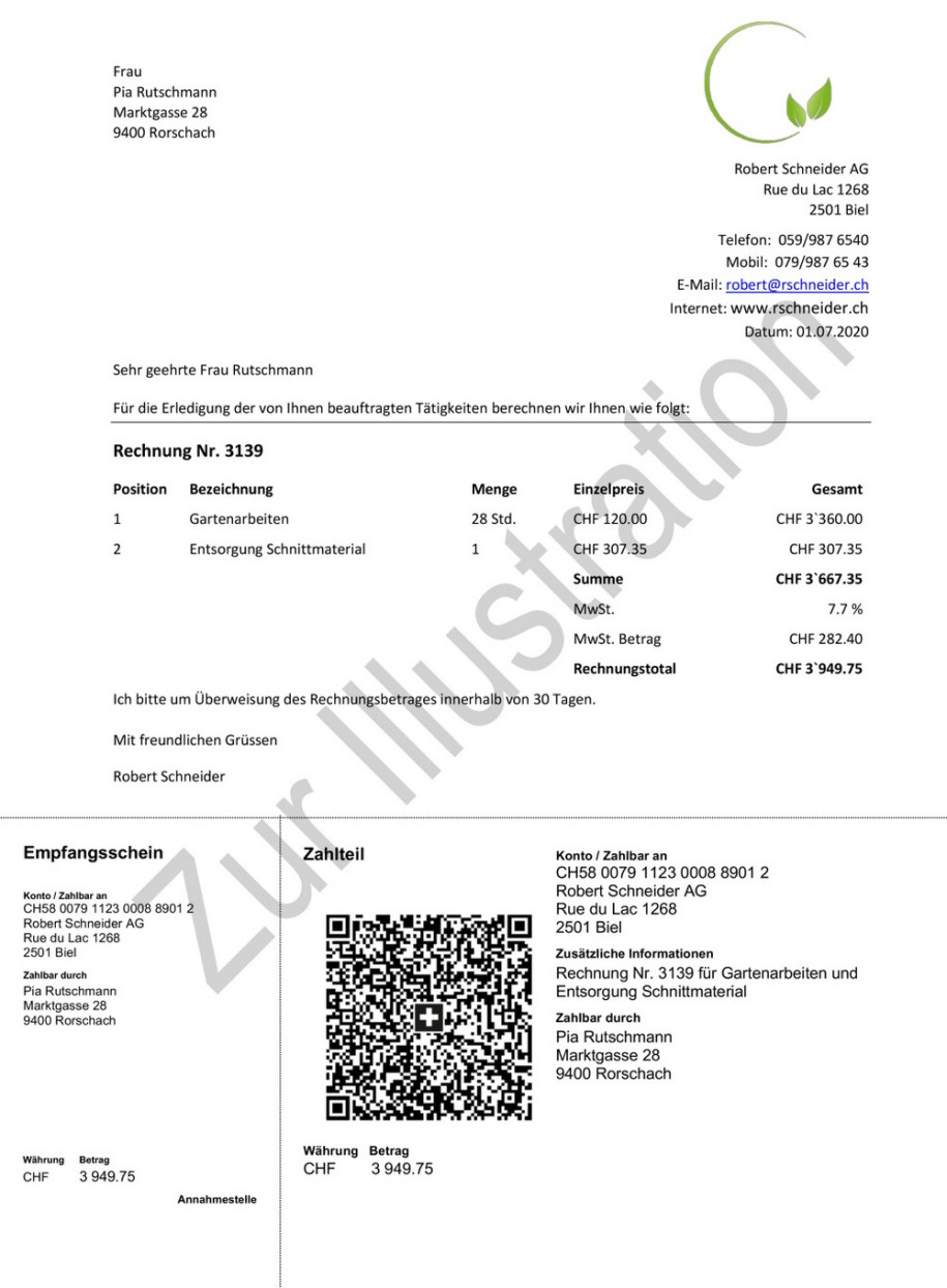 Qr Rechnung Kommt Im Juni 2020 So Sieht Sie Aus Und Das Ist Wichtig Computerworld Ch