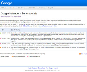 Google Kalender mehrere Stunden offline