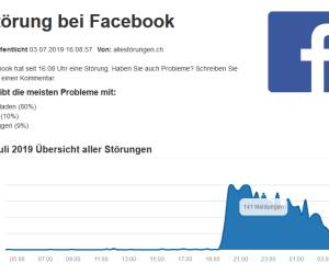 Störungen bei Facebook, Instagram, Whatsapp und Twitter