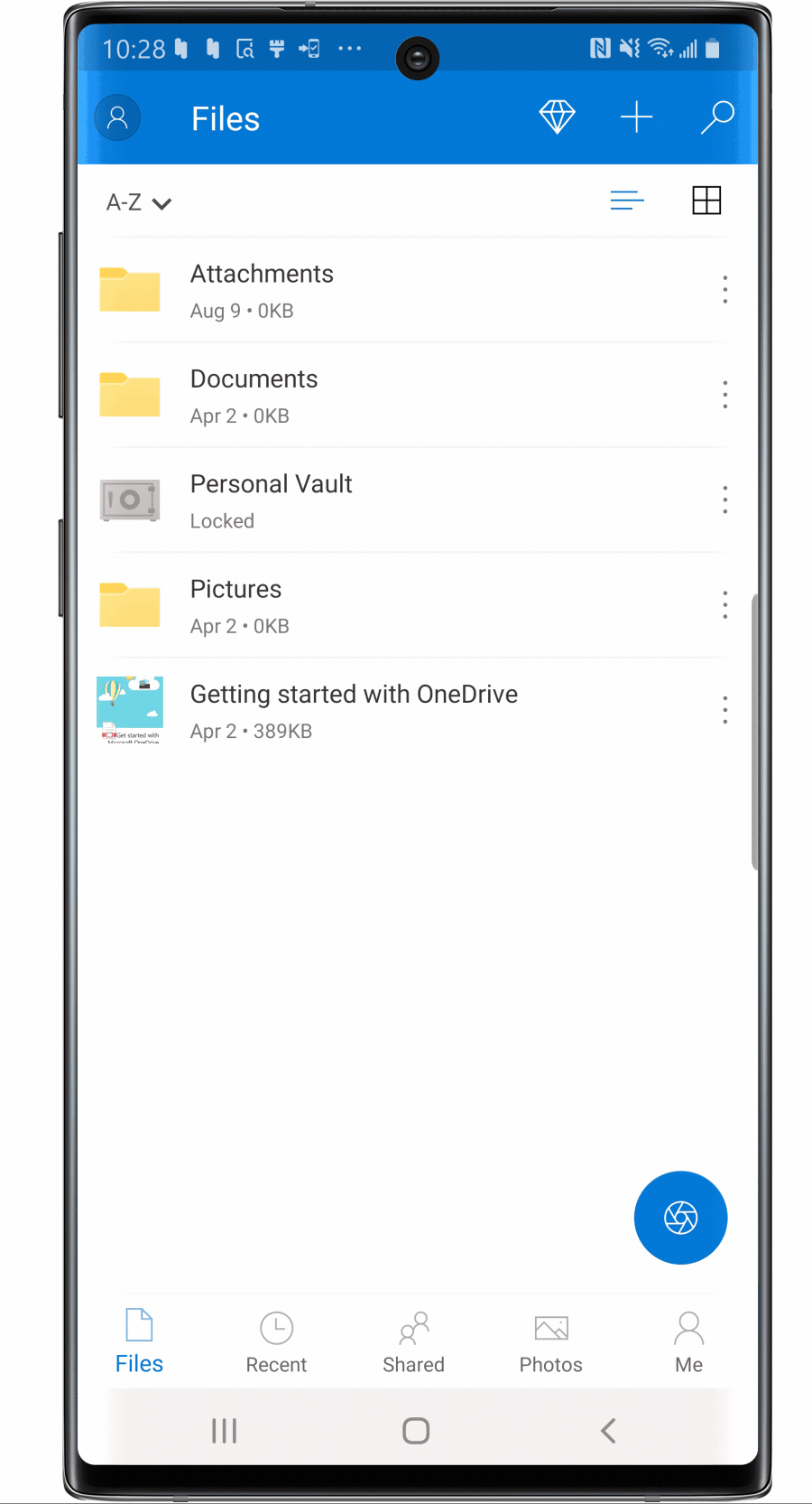 OneDrive Personal Vault