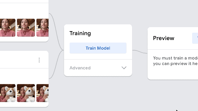 Training Teachable Machine