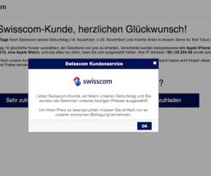 Aktuelle Gefahr: Fake-Websites der Swisscom