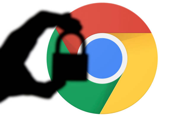 Chrome mit Sicherheitsschloss 