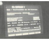 Die Zugangsdaten zum Videotex liessen sich per Tastenkombination auf den Bildschirm holen