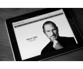 Steve Jobs auf dem iPad