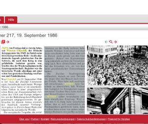 Fünf historische Zürcher Zeitungen digital verfügbar