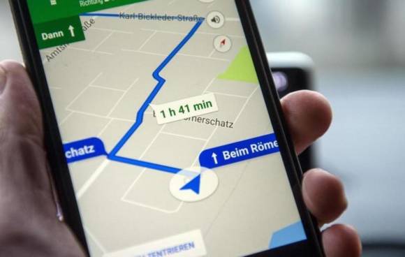 Google Maps auf Smartphone 