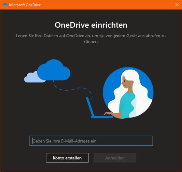 Loggen Sie sich mit jener Mailadresse ein, die zu Ihrem Geschäfts-Microsoft-Konto gehört