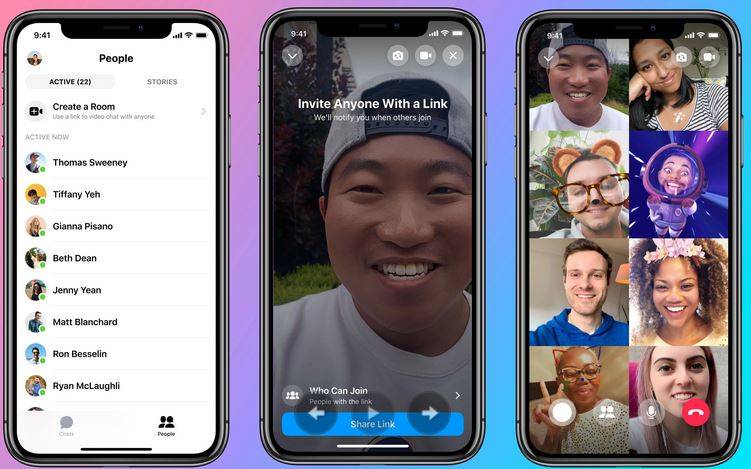 Facebook kündigt Messenger Rooms an