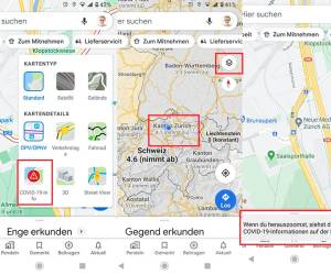 Google Maps erhält Covid-19-Info-Layer