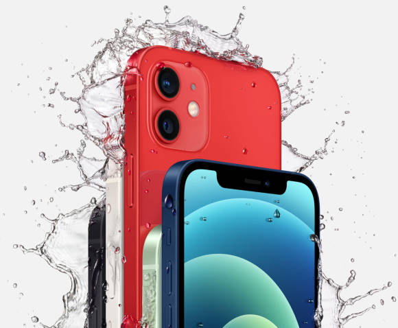 Das iPhone 12 ist gemäss IP68 wassergeschützt bis zu einer Tiefe von 6 Metern für bis zu 30 Minuten