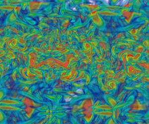 Turbulenzen mit Künstlicher Intelligenz berechnen
