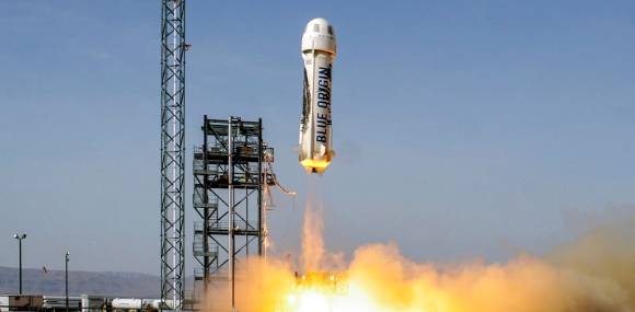 Raketenstart Blue Origin 