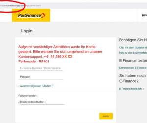 KaPo Zürich warnt vor neuer PostFinance-Masche