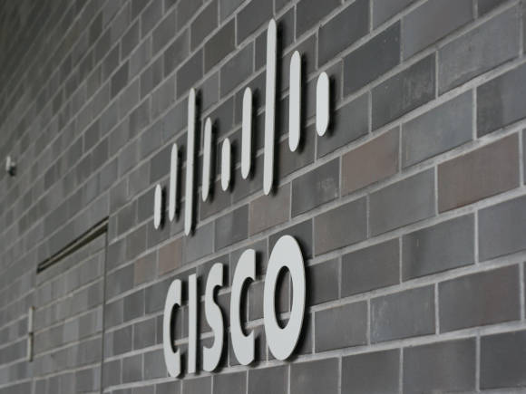 Cisco-Logo am Schweiz-Sitz in Wallisellen 