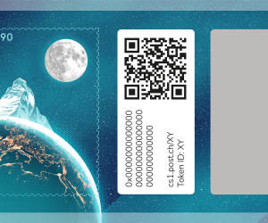 Post lanciert Krypto-Briefmarke