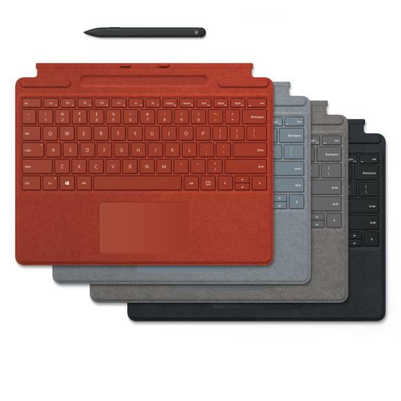 Surface Pro Signature Keyboard in vier Farben