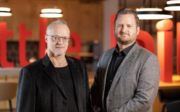 Portraitfoto von Patrick Matzinger und Stefan Ebnöther 