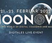 Logo der Messe Moonova mit Mond