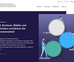 Webseite von Digitale Verwaltung Schweiz ist online