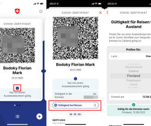 Covid-Zertifikat: Die App bekommt einen Länder-Check