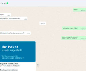 Post ist jetzt auch per WhatsApp erreichbar