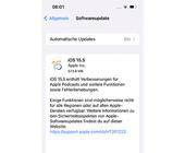 Screenshot Update für iOS 15.5