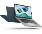 Das Acer Vero in Schwarz und Grau, mit Sprenkeln im Material