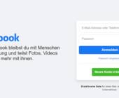 Facebook-Login-Webseite