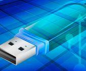 Computergenerierte Abbildung eines USB-Sticks