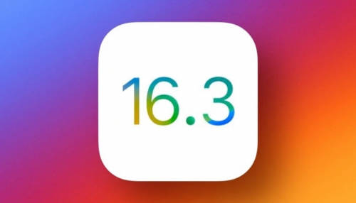 Banner zu iOS 16.3 
