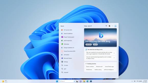Das neue Bing unter Windows 11 