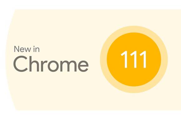 Google-Banner "New in Chrome 111" 