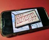 Smartphone mit Beer Liquor