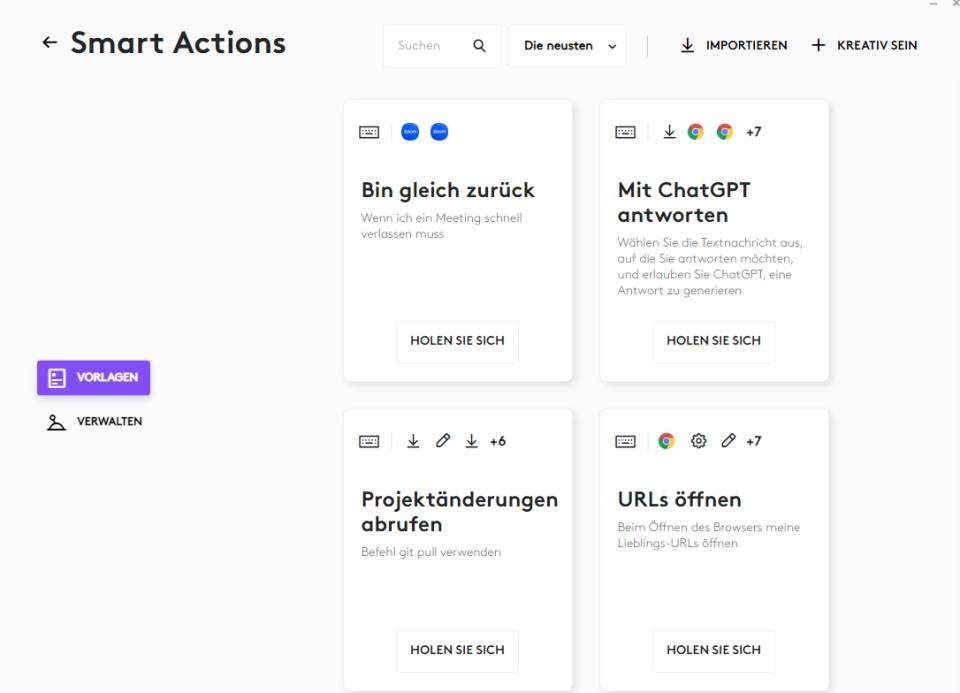 Logitech Smart Actions verwenden so gehts computerworld.ch