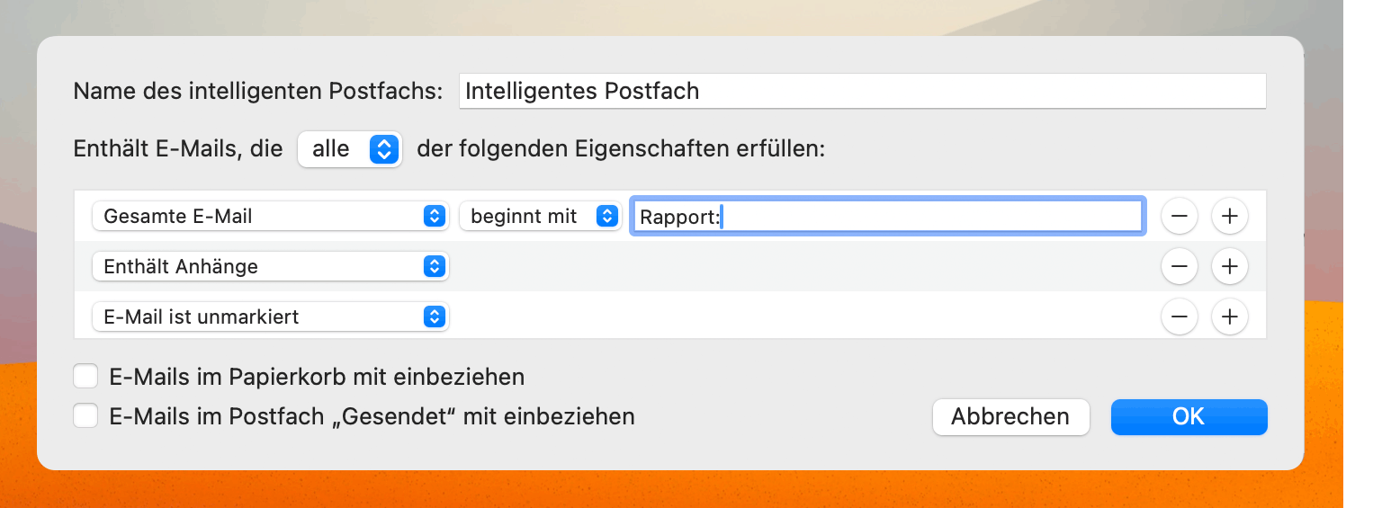Ein intelligentes Postfach