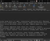 Beispiel des Lorem-Ipsum-Blindtextes in Word
