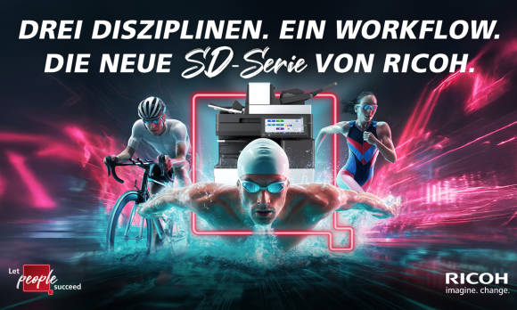 Die neue Ricoh SD-Serie bietet Höchstleistung in allen Disziplinen der Datenverarbeitung.
