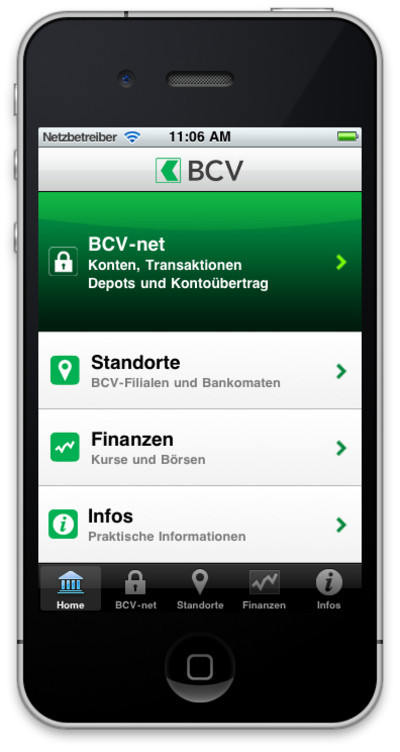 Banque Cantonale Vaudoise setzt auf die mobile Banklösung der