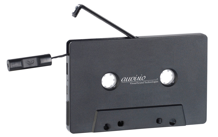 auvisio Bluetooth Kassetten-Musik-Adapter mit Freisprecheinrichtung 