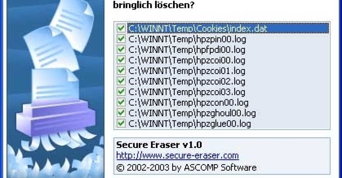 Secure Eraser 5.7 computerworld.ch