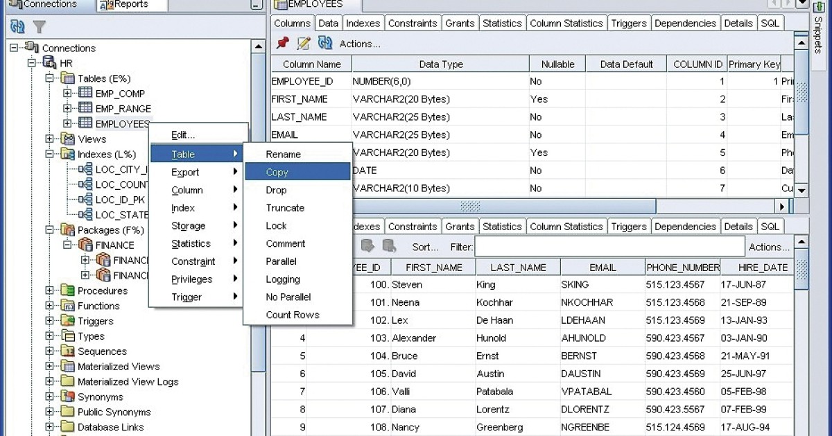 Pl sql table. Oracle SQL developer. Oracle pl SQL developer. SQL developer Интерфейс. Оракл SQL.