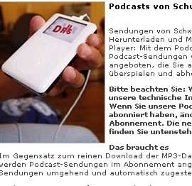 SR DRS bringt Sendungen als MP-3-Podcasts. 3183.jpg