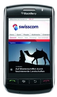 Ohne Handy-Abonnement kostet der BlackBerry Storm 849 Franken. 9333.jpg
