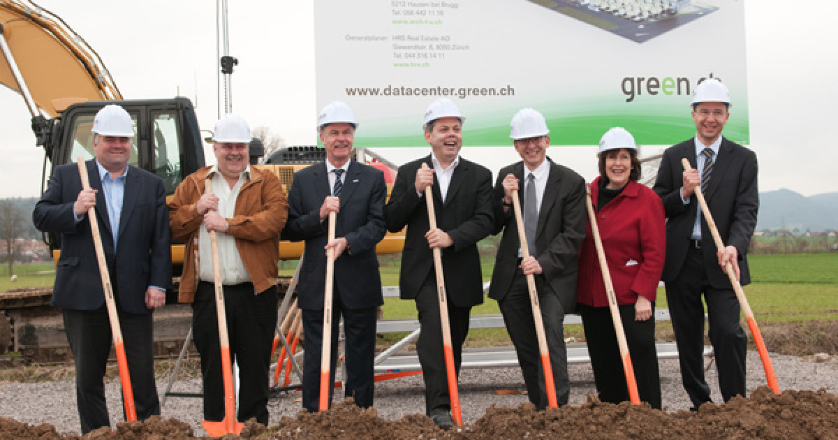 Spatenstich für neues Green.ch-Rechenzentrum - computerworld.ch
