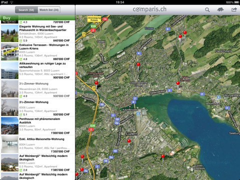 Comparis.ch bringt Immobilien-App aufs iPad - computerworld.ch