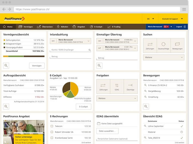 Postfinance Startet Neues E Banking Portal It Magazine