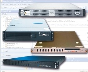 Ciphertrust, Mirapoint, Symantec und Tumbleweed fangen mit ihren Appliances Müllmails ab bevor sie ins Firmennetz gelangen. 1039.jpg