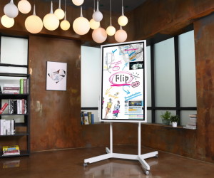 Samsung stellt digitales Whiteboard Flip vor