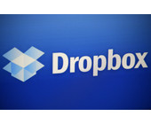 Dropbox-Logo durch die Lupe